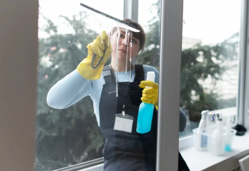 Nettoyage de vitres intérieures et extérieures au Pouliguen
